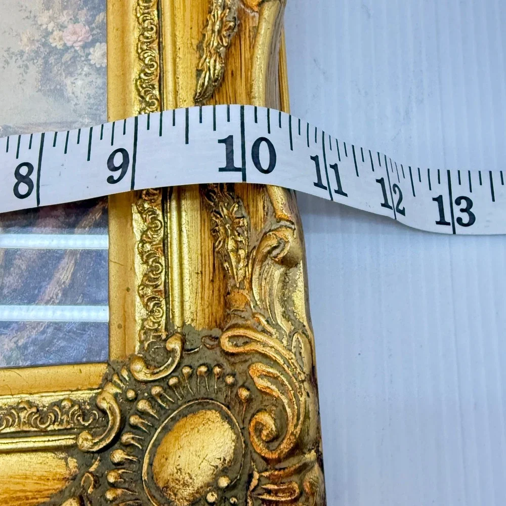 Vintage Ornate Gold 8x10 Frame Holds 5x7 Photo Baroque Victorian Decor